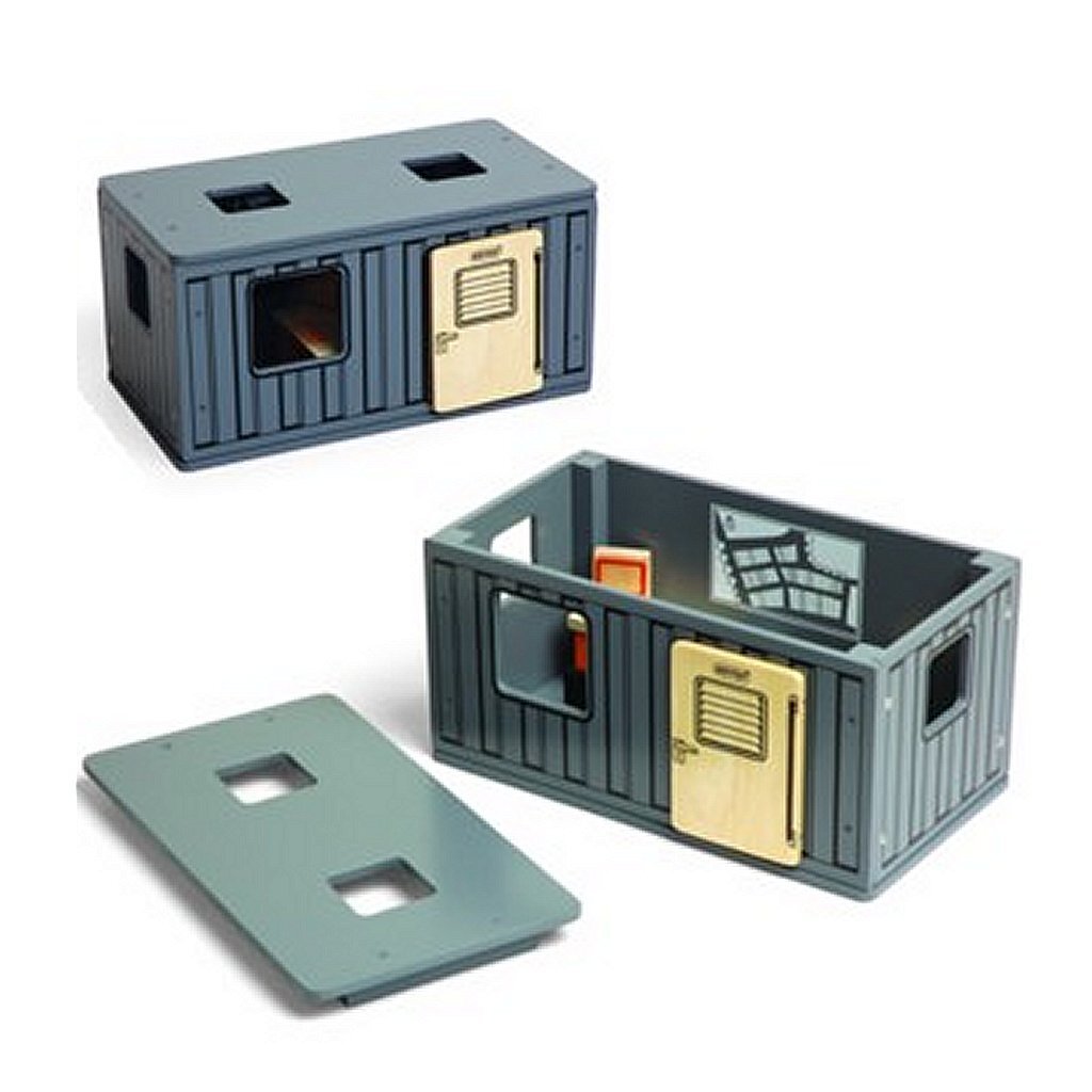 Conteneur de construction Pintoy avec mobilier de bureau