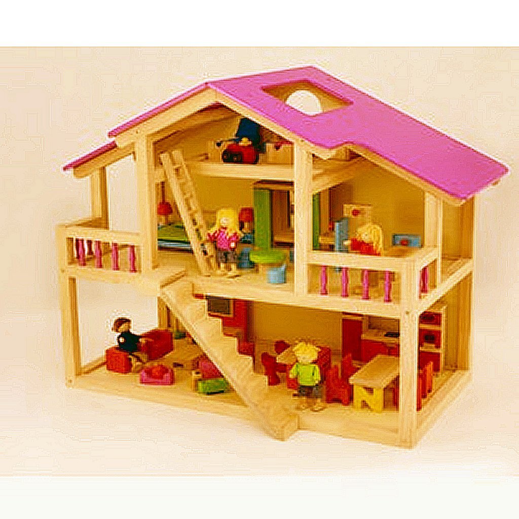 Pintoy star loft maison de poupées maison de poupée