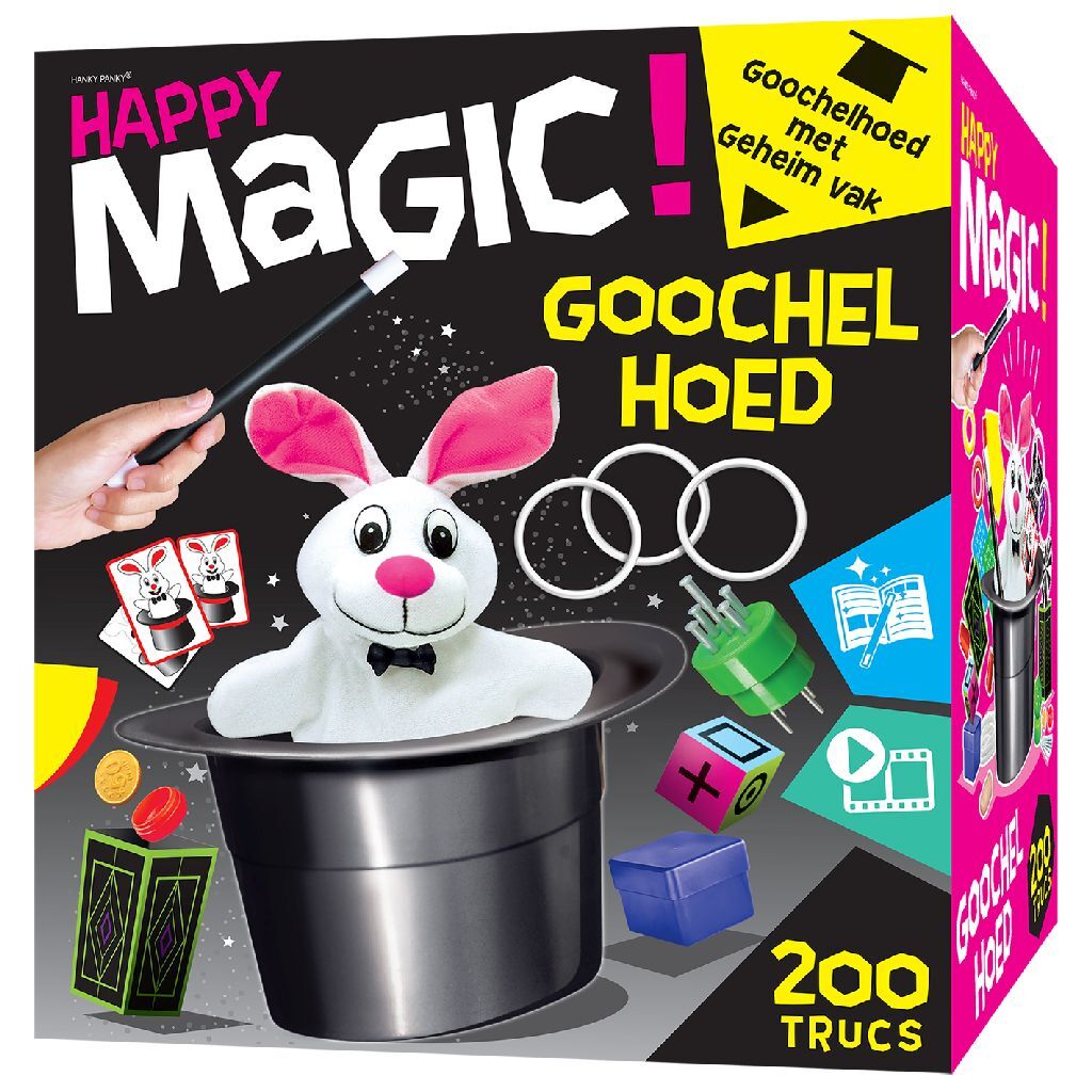 Chapeau magique heureux de base, 200 tours