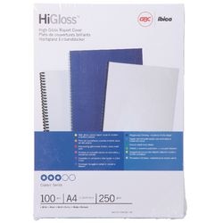 Couverture de reliure Gbc polyopaque pp 300 microns noir