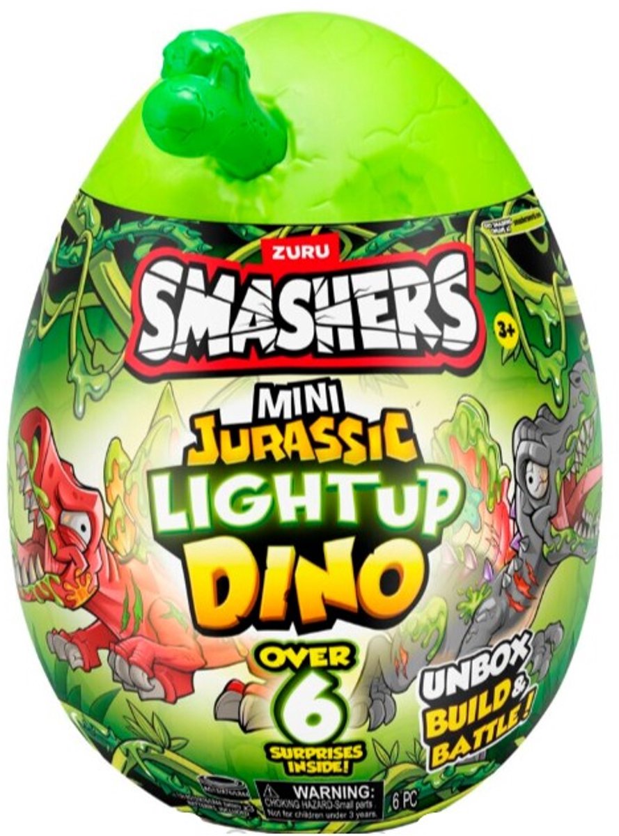 Zuru smashers mini dinosaure lumineux jurassique