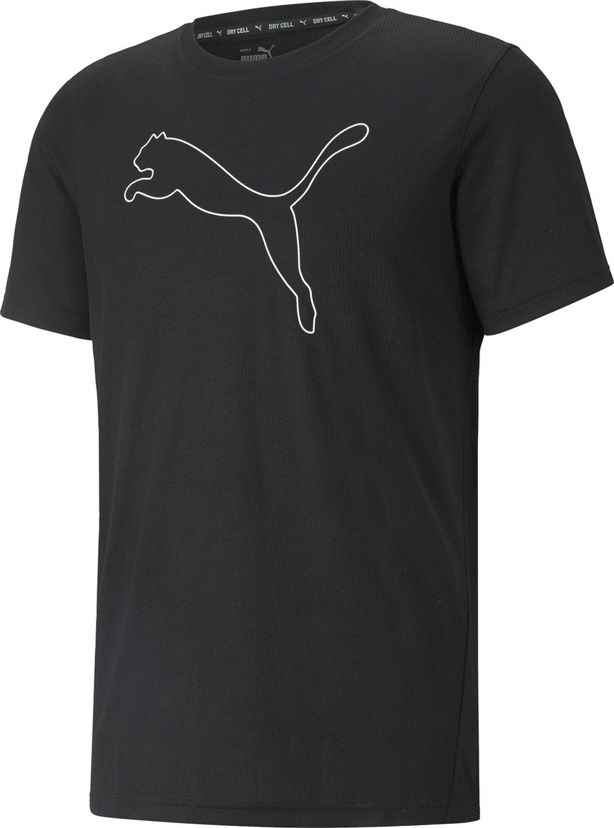 Puma performance cat tee m t-shirt de sport pour homme - noir - taille xxl