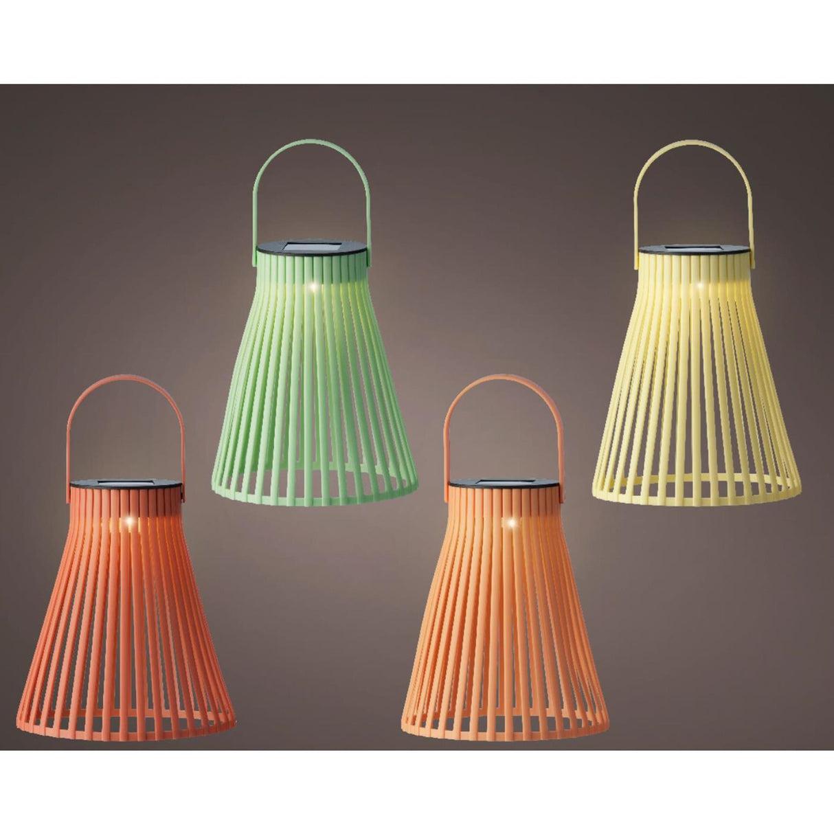 Lanterne solaire Lumineo plastique h18,5cm