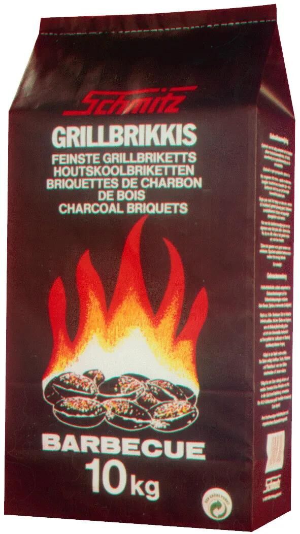 Schmitz briquettes de barbecue grill brikkis briquettes de barbecue 10 kg