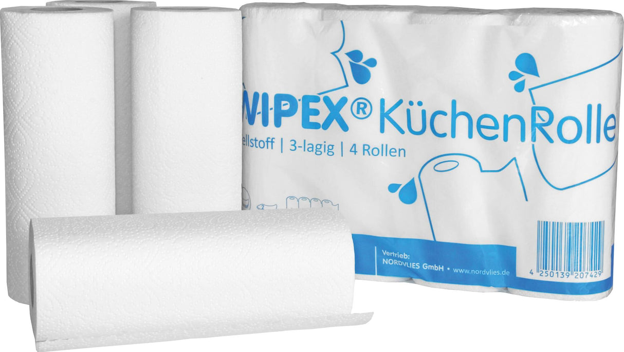 Nordvlies essuie-tout wipex essuie-tout blanc 3lg wipex 4x50 lingettes