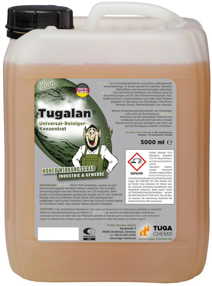Tuga chimie nettoyant universel tugalan tugalan uni nettoyant 5l tuga