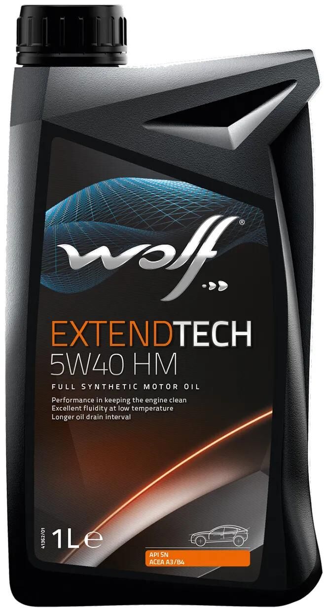Huile moteur Wolf extendtech hm . huile moteur 5w40 1l extendtech hm