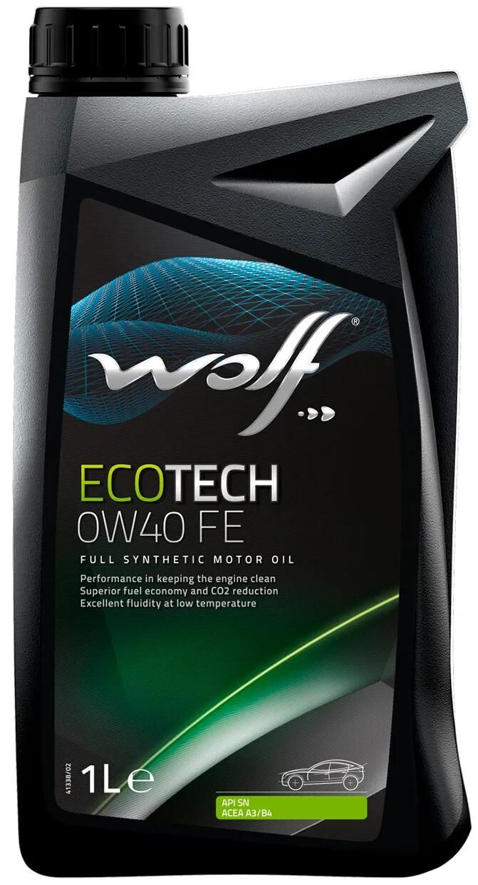 Huile moteur Wolf ecotech fe . huile moteur 0w40 1l ecotech fe
