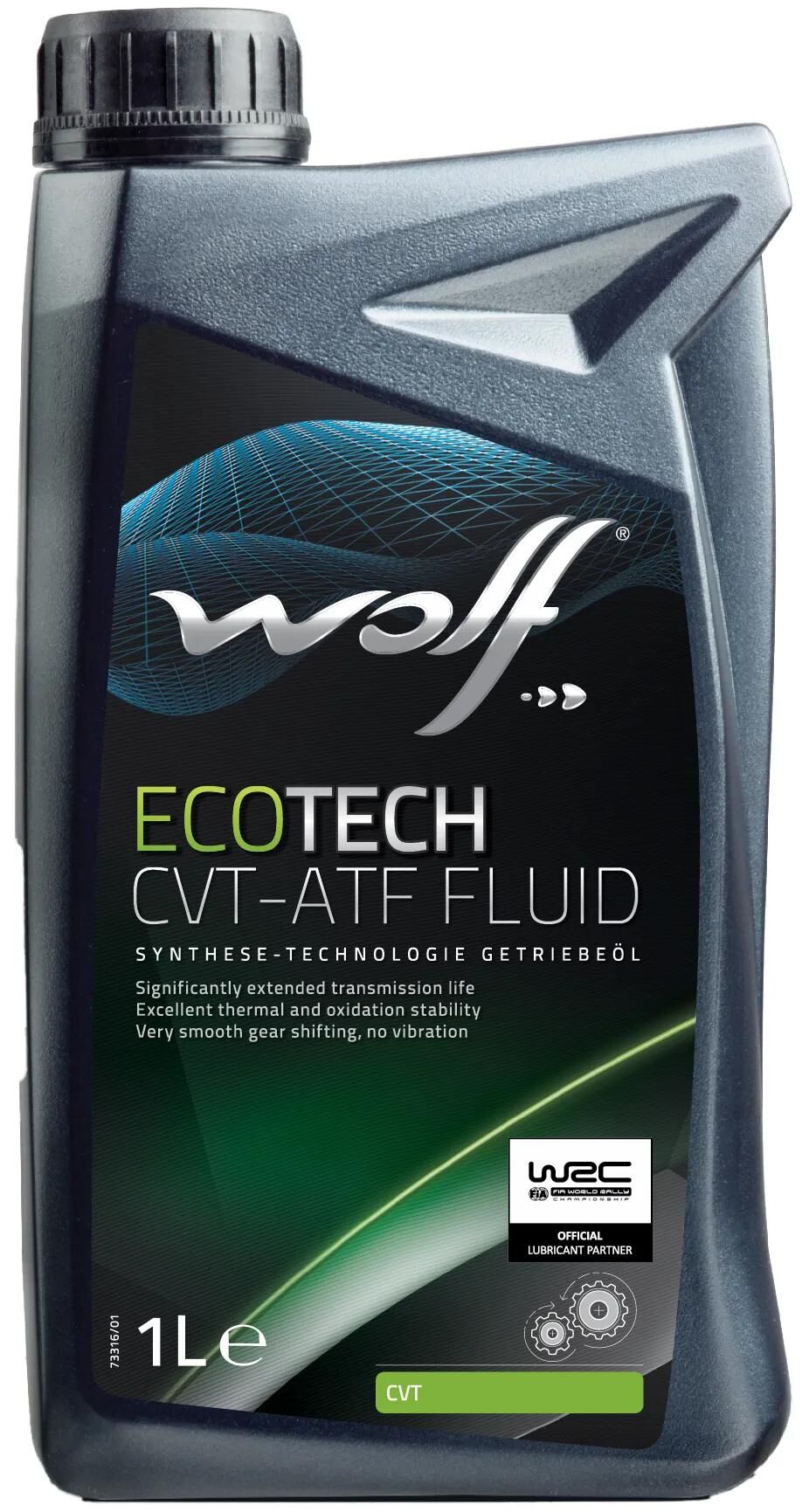 Huile pour engrenages Wolf 1 l ecot. cvt-atf