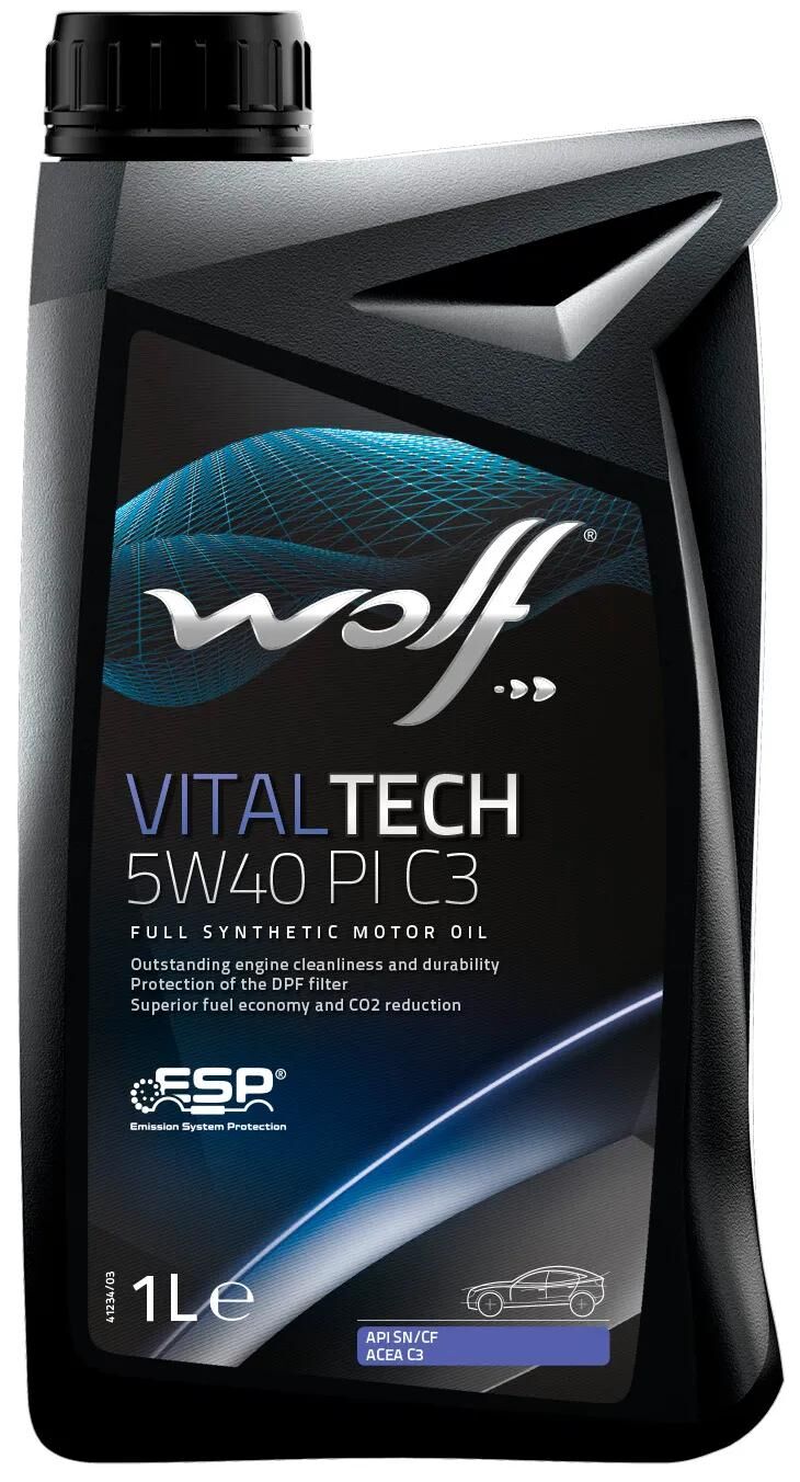 Huile de transmission Wolf ecotech premium. huile pour engrenages 75w 20l ecotech