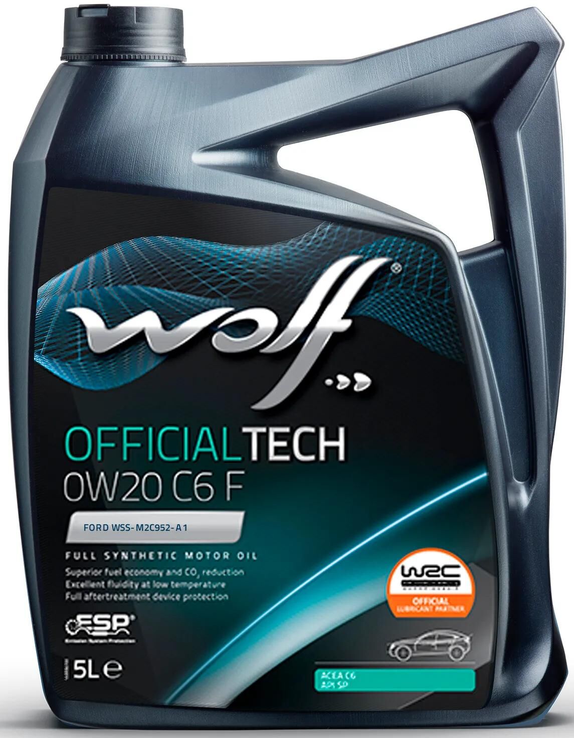 Huile moteur Wolf officialtech c6 f . huile moteur 0w-20 5l offici.tech c6f