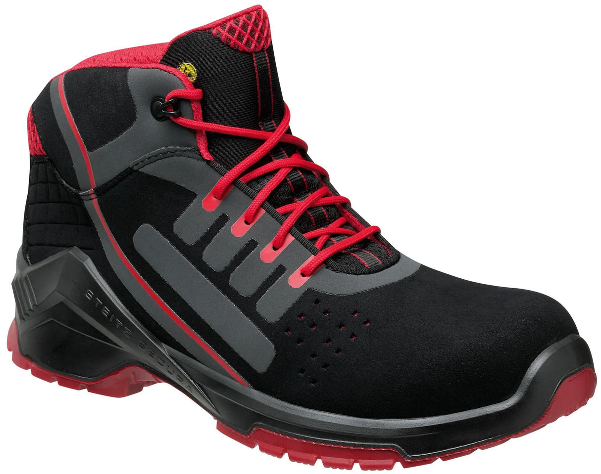 Chaussure de travail haute Steitz secura vd pro 1760 esd rot taille bottes de sécurité. 44 rouge vd pro 1760 esd nb