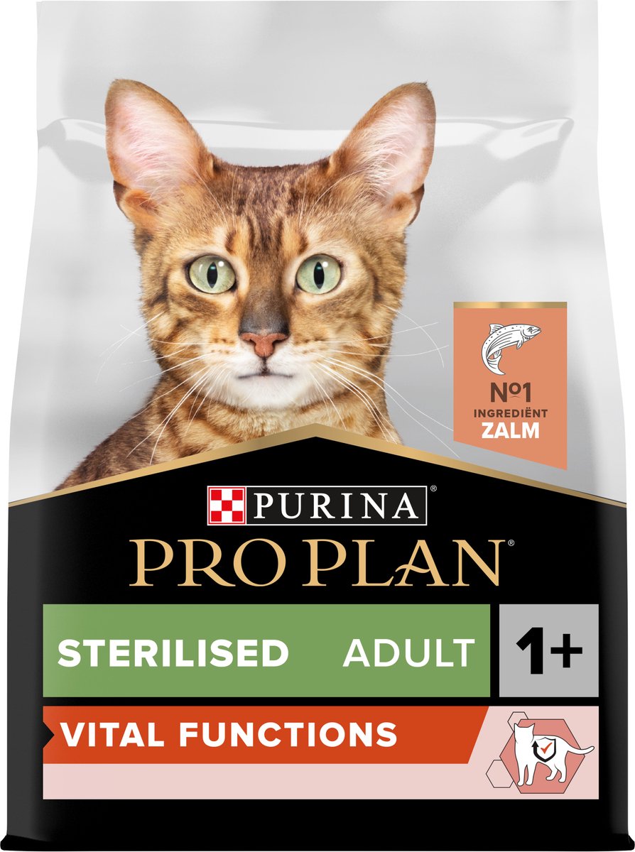 Pro plan fonctions vitales adultes stérilisées - nourriture sèche pour chat - saumon - 1,5 kg