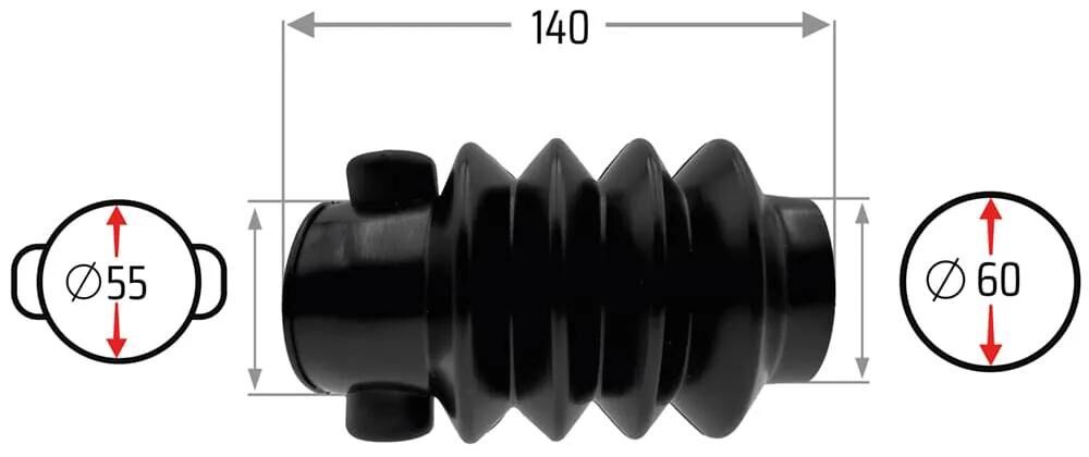 Nb pièces soufflet 55 60 mm nb pièces