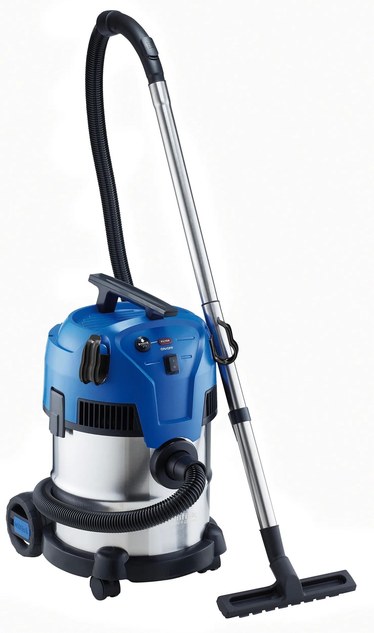 Nilfisk Blue Line Wet Dry Dry Free Freer Multi II 22 en acier inoxydable EU.