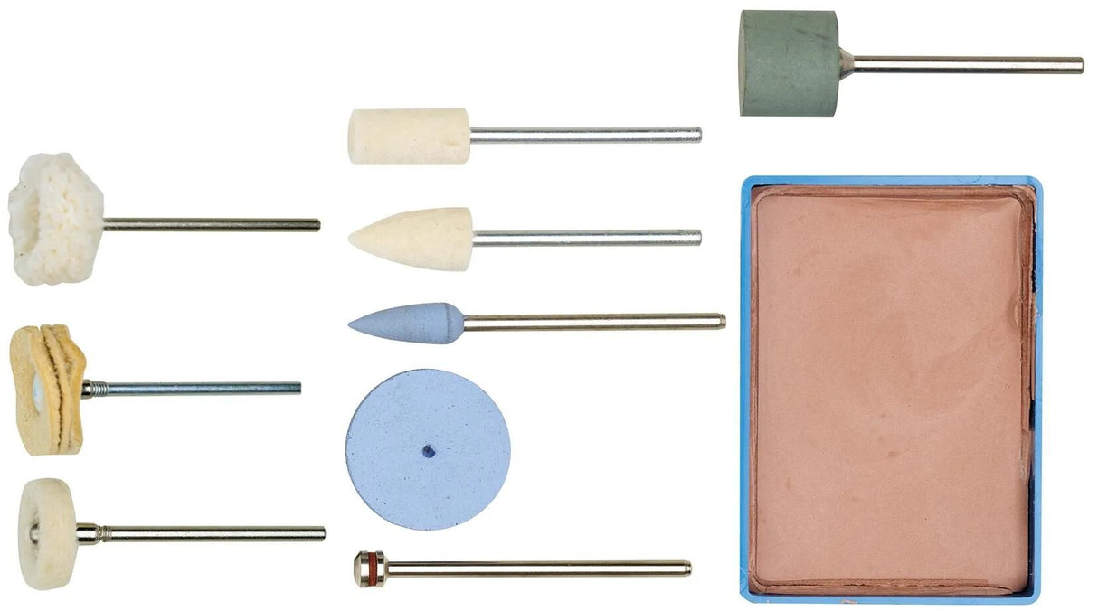 Kit de polissage Proxxon kit de polissage complet 10 pièces.