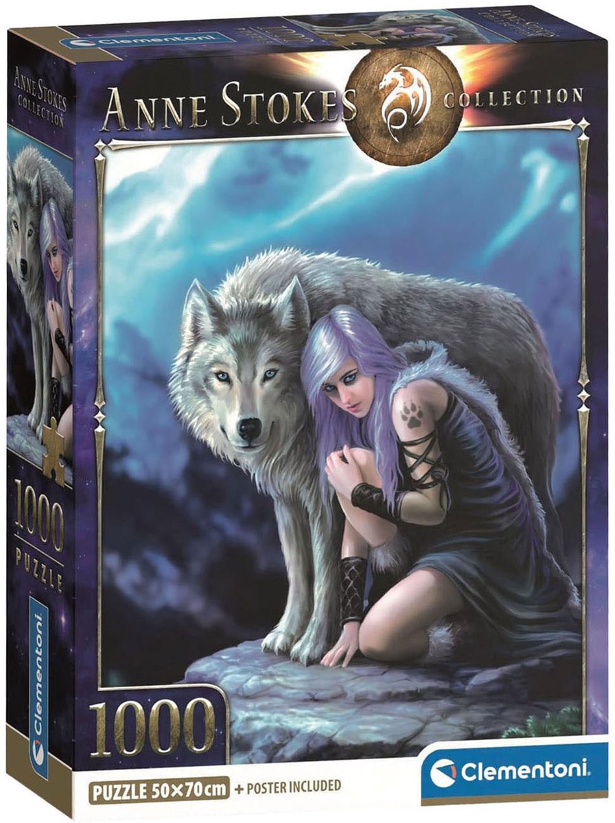 Clementoni puzzle Protecteur d'Anne Stokes - 1000 pcs.