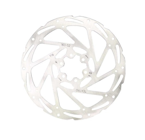 Rotor de frein à disque tektro tr160-24 Ø160 mm, argent