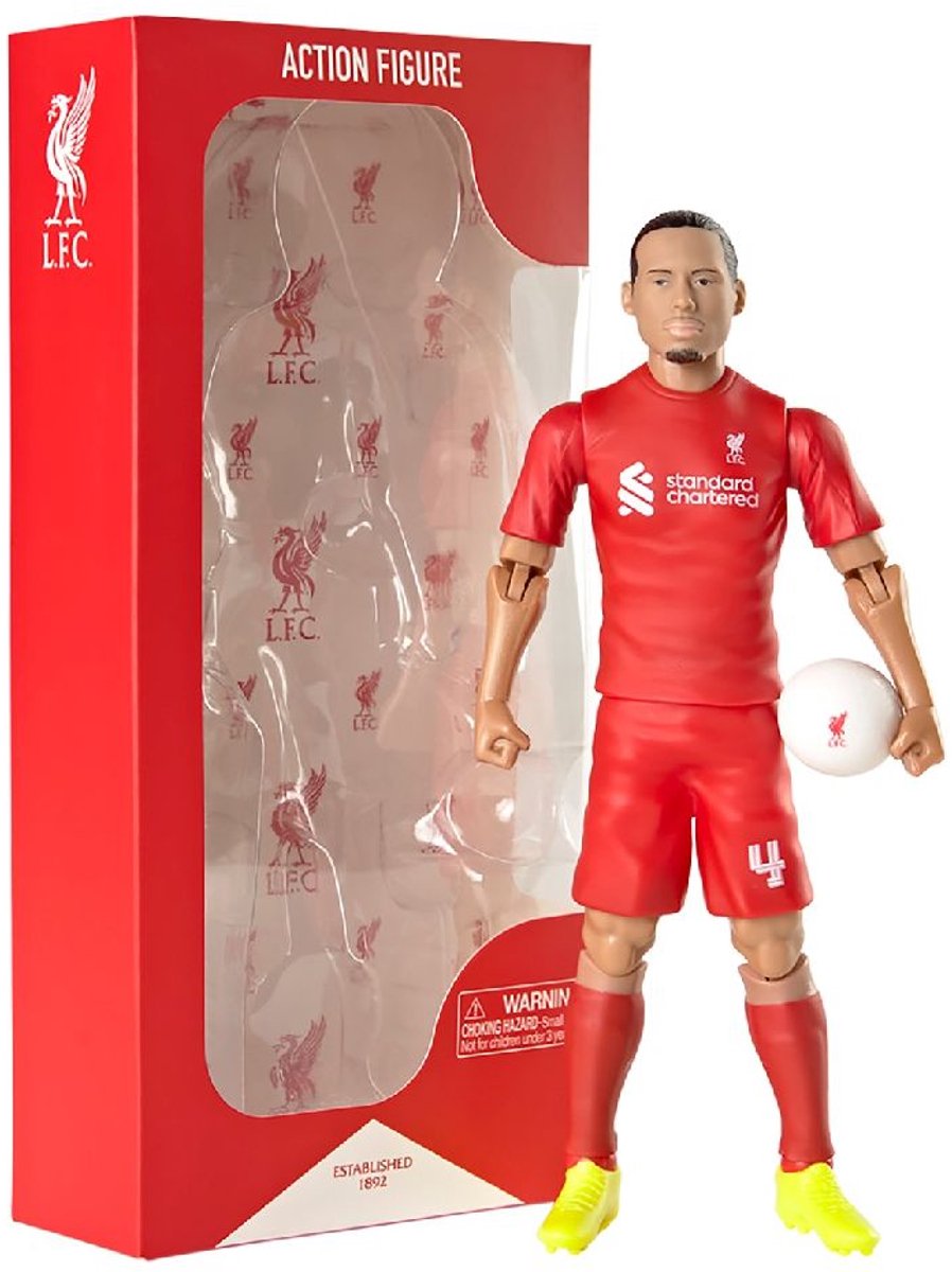 Figurine de football Van der Meulen Liverpool Van Dijk 20cm jouets.