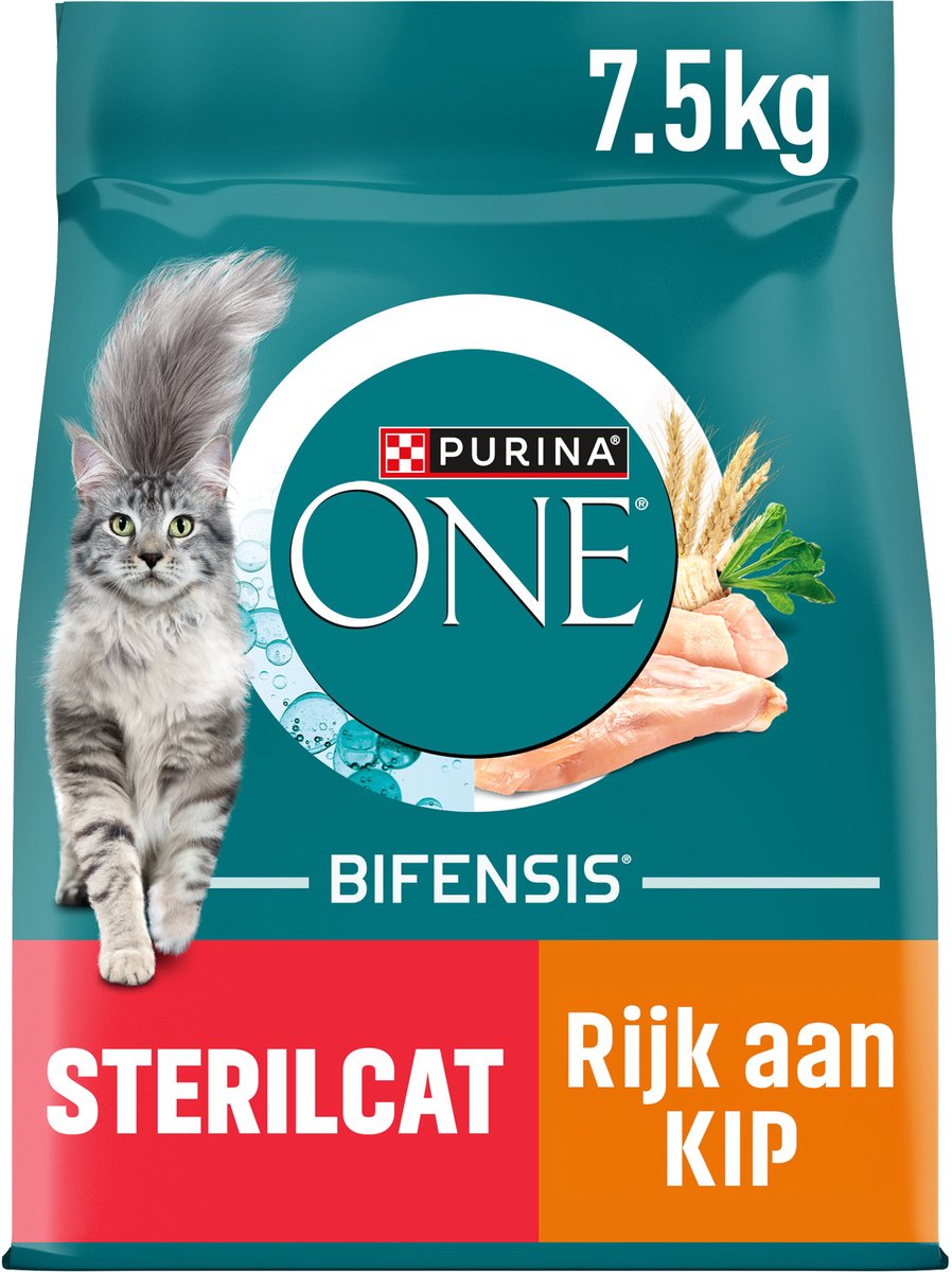 Purina one sterilcat - nourriture pour chat - poulet blé - 7,5 kg