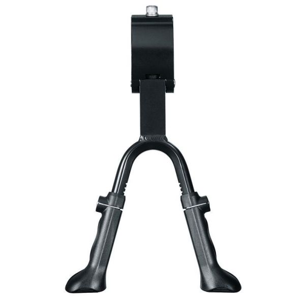 Béquille centrale Ergotec réglable 24 à 28 confort - noir mat