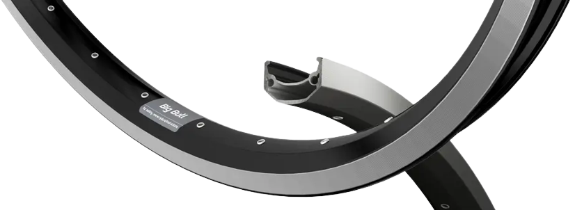 Ryde Rim Big Bull 26 pouces (559) Black-Silver 32 Hole 14g