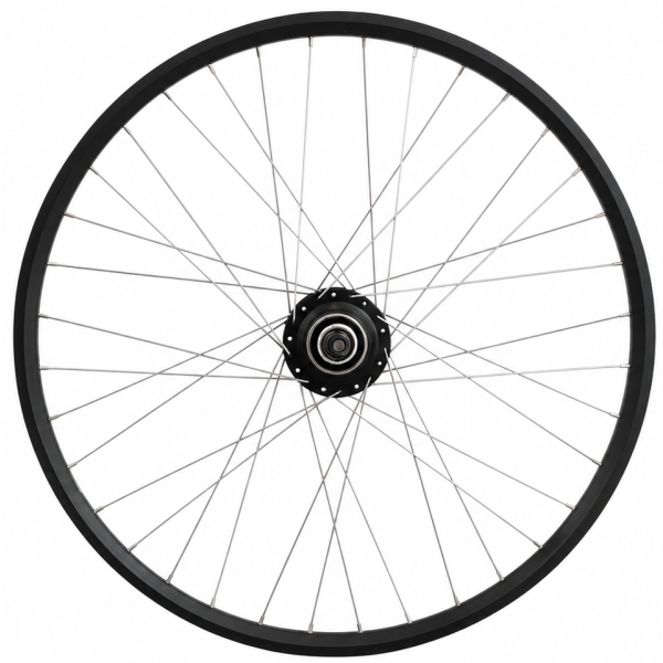 Shimano achterwiel 28 1 4inch nexus 8 naaf (zwart) - zac2000 velg (zwart) met rvs spaken - voor schijfrem