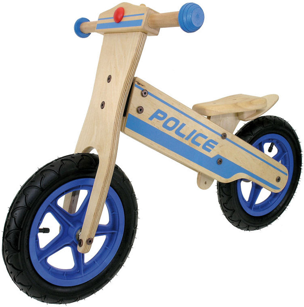 Équilibrez la police du bois de vélo