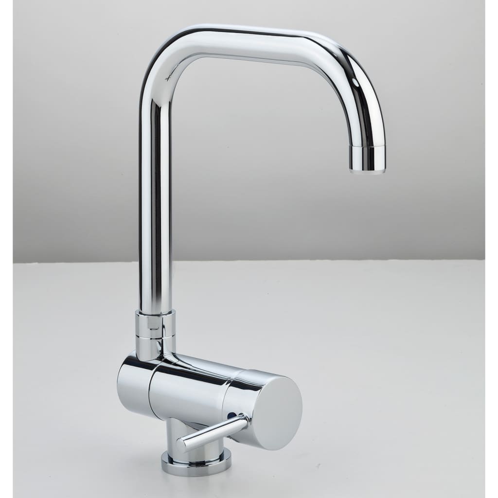 Mélangeur de cuisine Eisl avec bec pivotant flexo chrome