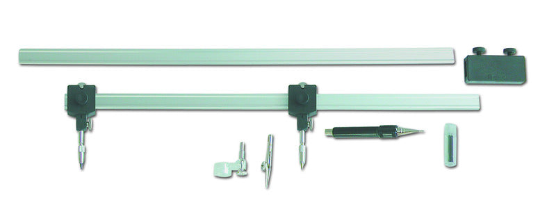 Compas bâton Aristo AR-59000 2 parties, diamètre 1280 mm, complet avec accessoires