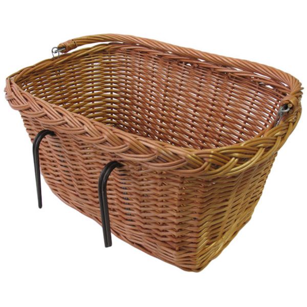 Basil Davos - panier à vélo - avant ou arrière - naturel