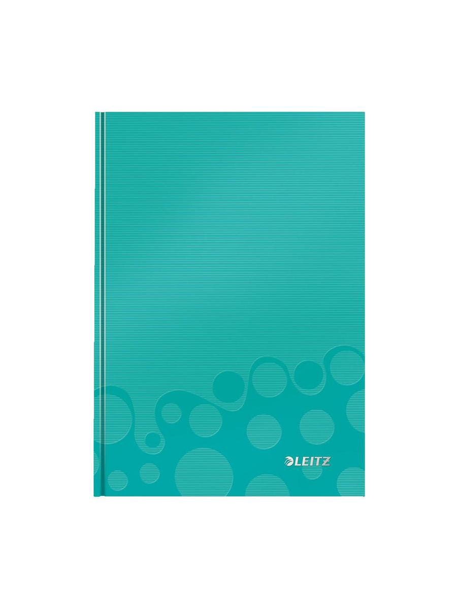 Leitz wow carnet taille 148 x 21 cm (a5) à carreaux 5 mm bleu glacier