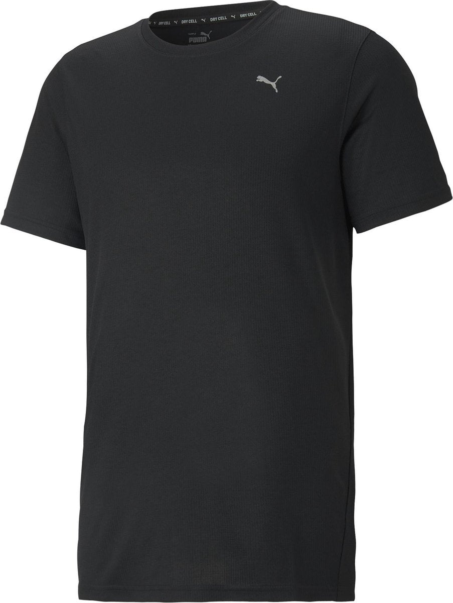 Puma performance ss tee m t-shirt de sport pour homme - noir - taille l