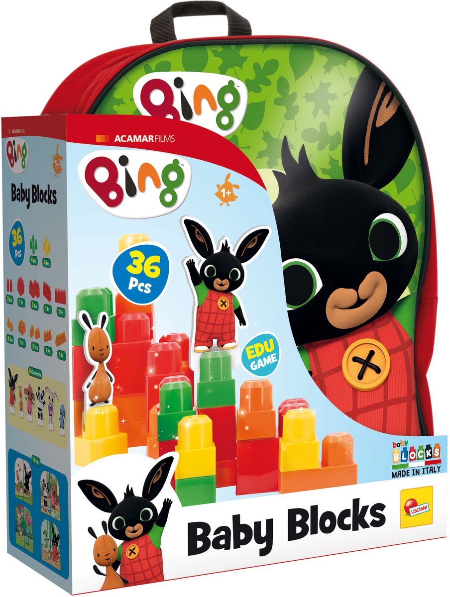 Blocs Lisciani bing zainetto