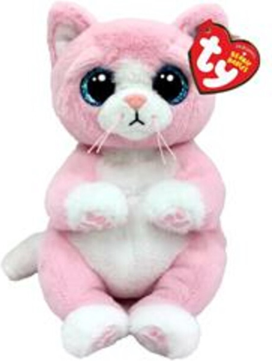 Ty bonnet bébés ventres lillibelle chat, 15cm