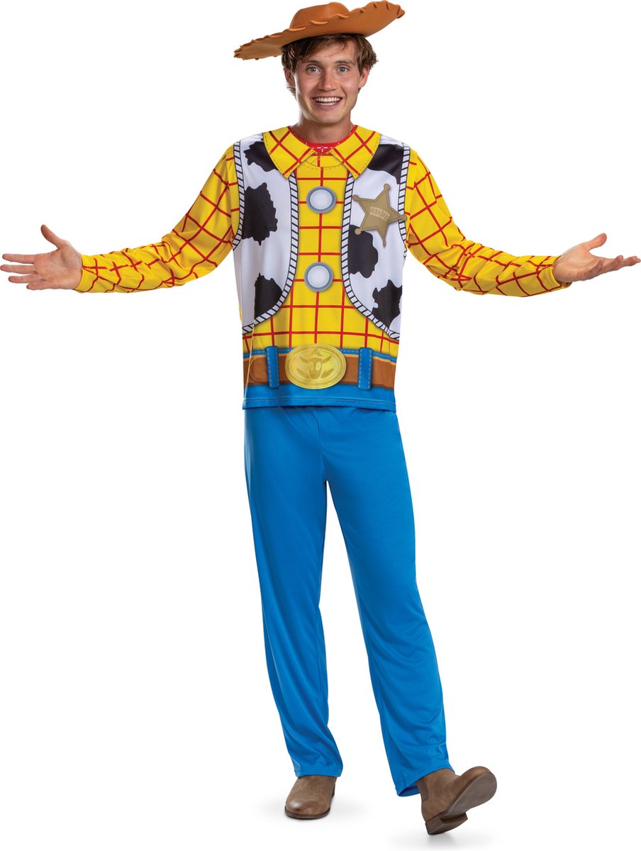 Déguisement Disney - Toy Story 4, costume de Woody Basic Plus, taille xxl (50-52), adultes