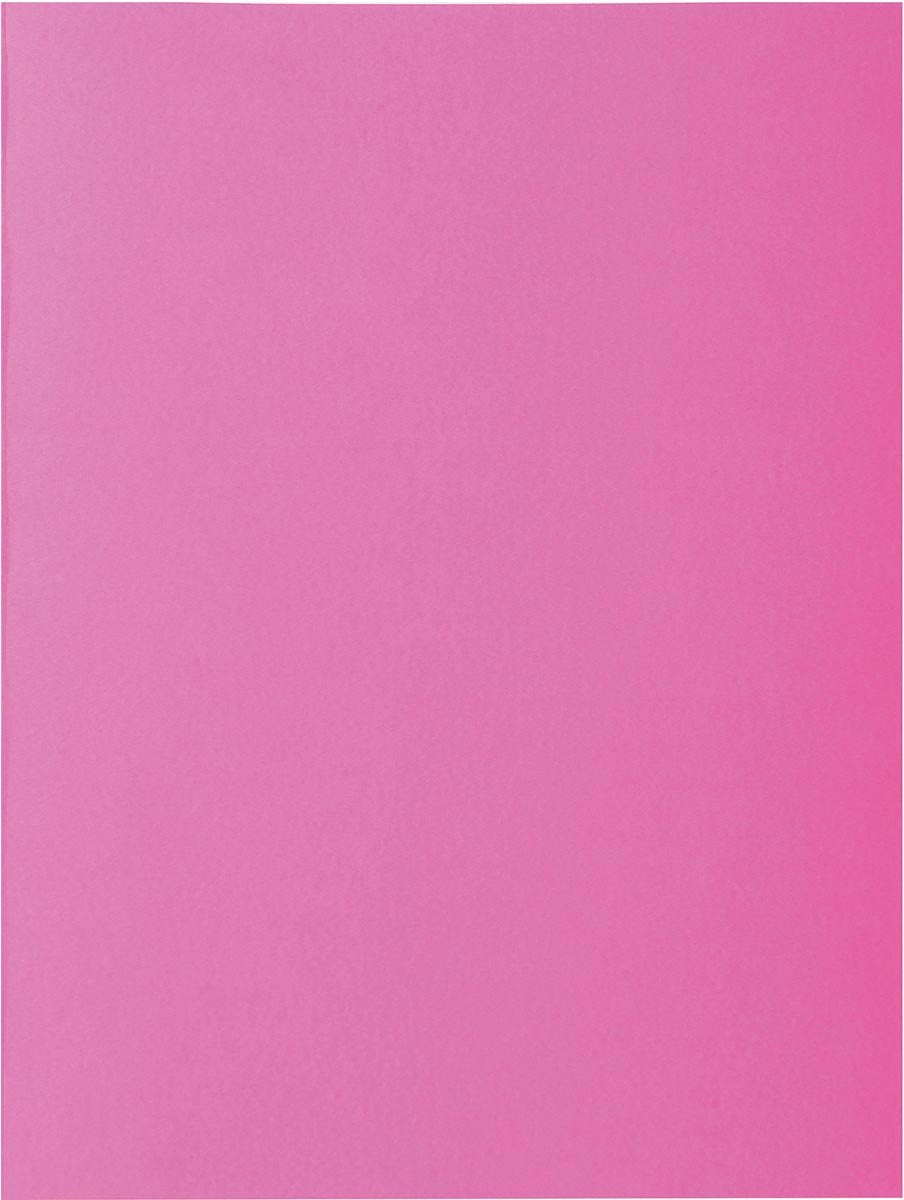Exacompta rock''s 80 - paquet de 100 chemises à insert 22x31cm pour A4 - rose - 800020e