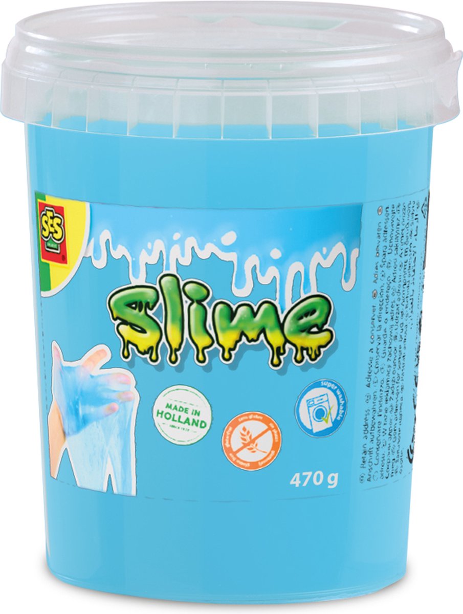 Ses creative ses slime - paillettes bleues 470g