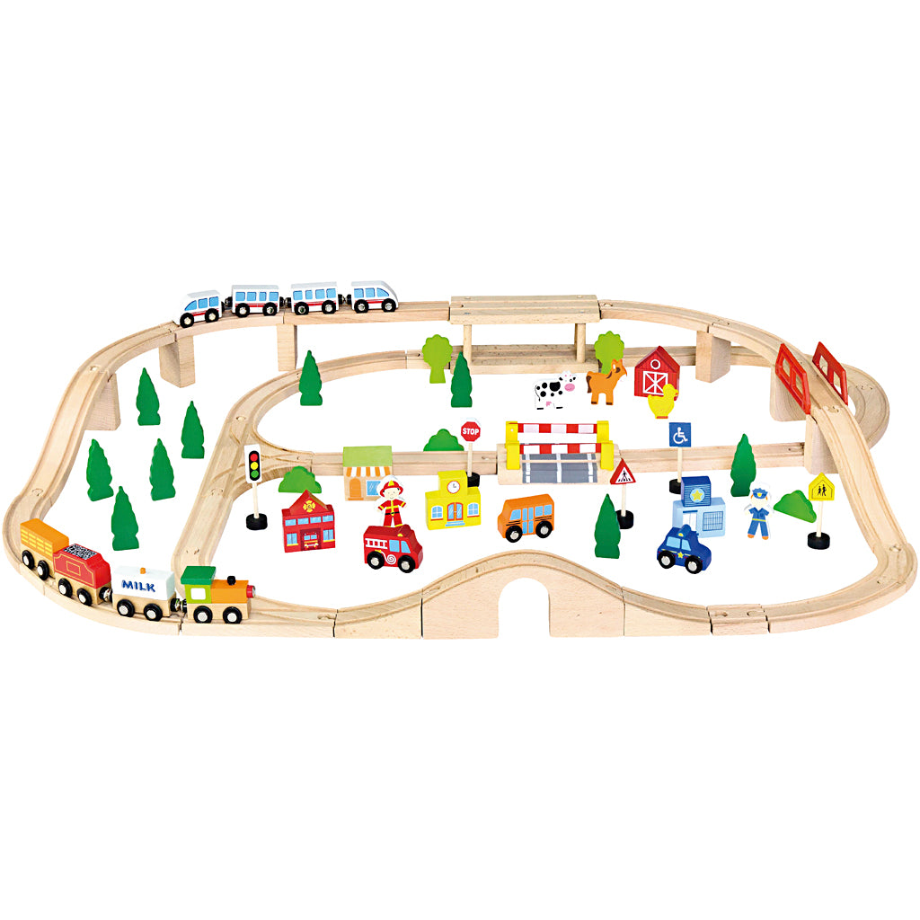 Http : www.cchobby.nl viga-spoorweg-en-stad-90-delen-1-set