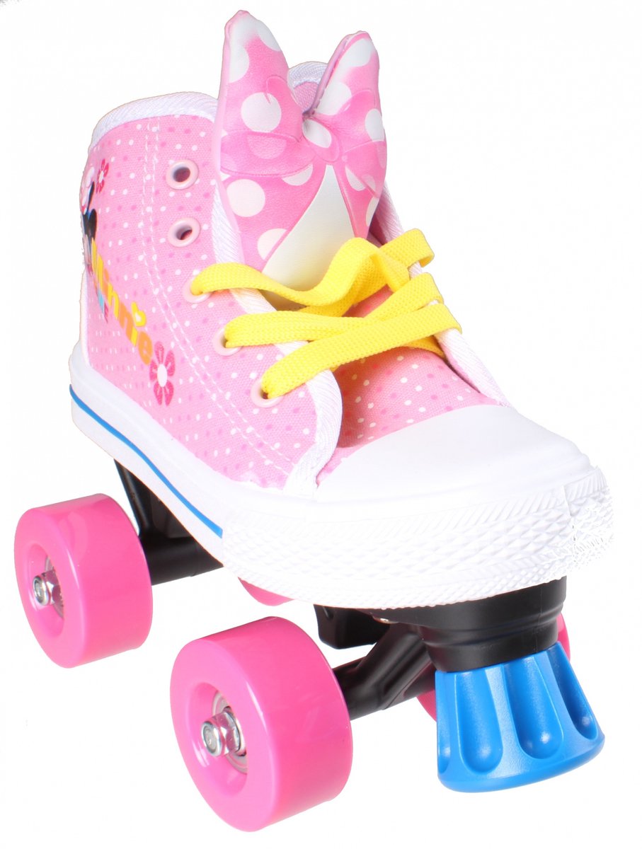Minnie Mouse Roller Skates Girls Pink White Taille 29