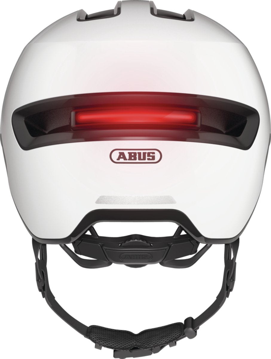 Casque abus hud-y blanc brillant S 51-55 cm