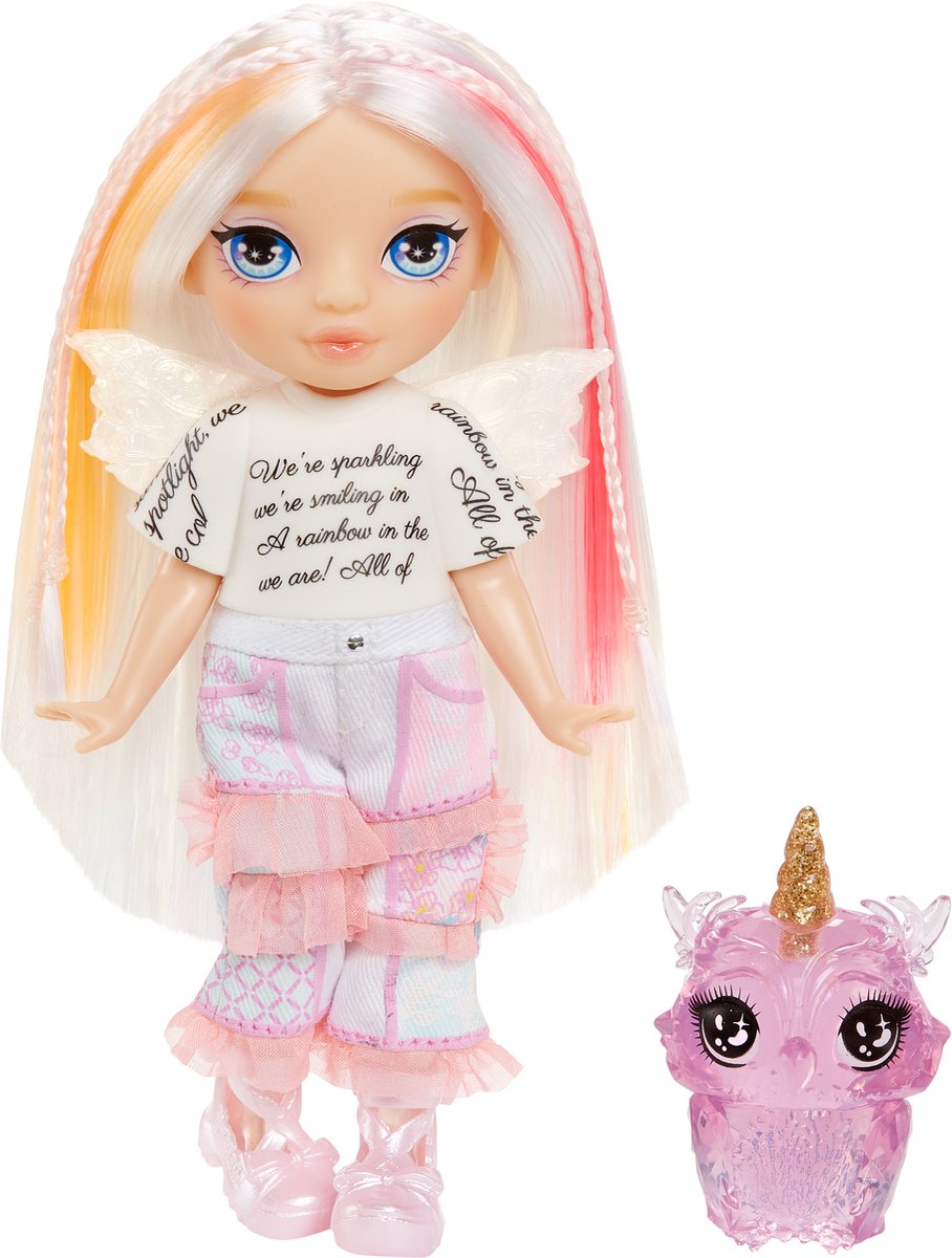 Arc-en-ciel petites fées fantastiques arc-en-ciel assorties | 9 pièces