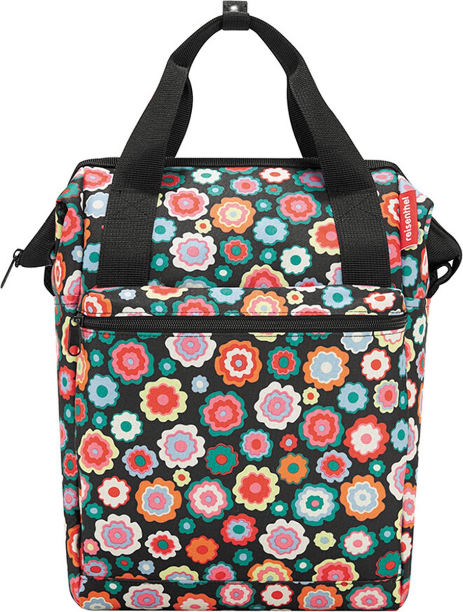 Klickfix sac de vélo spacieux gt 12l fleurs heureuses