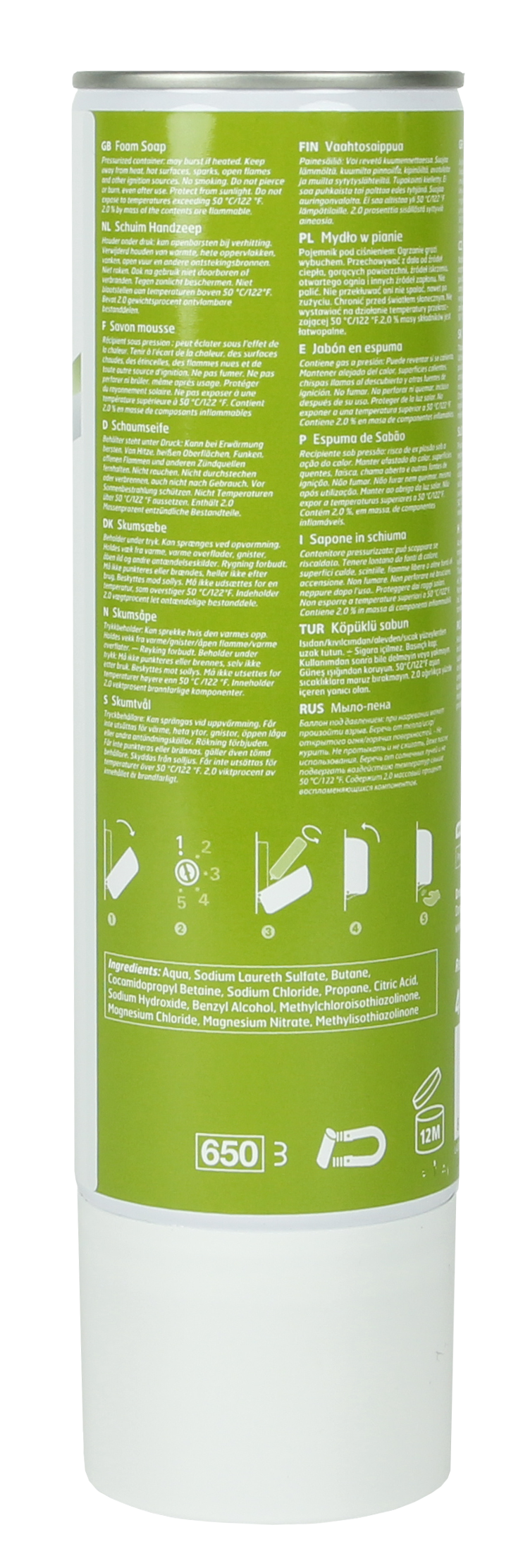 Dreumex omnicare hygienic foam soap 1 x 400 ml.