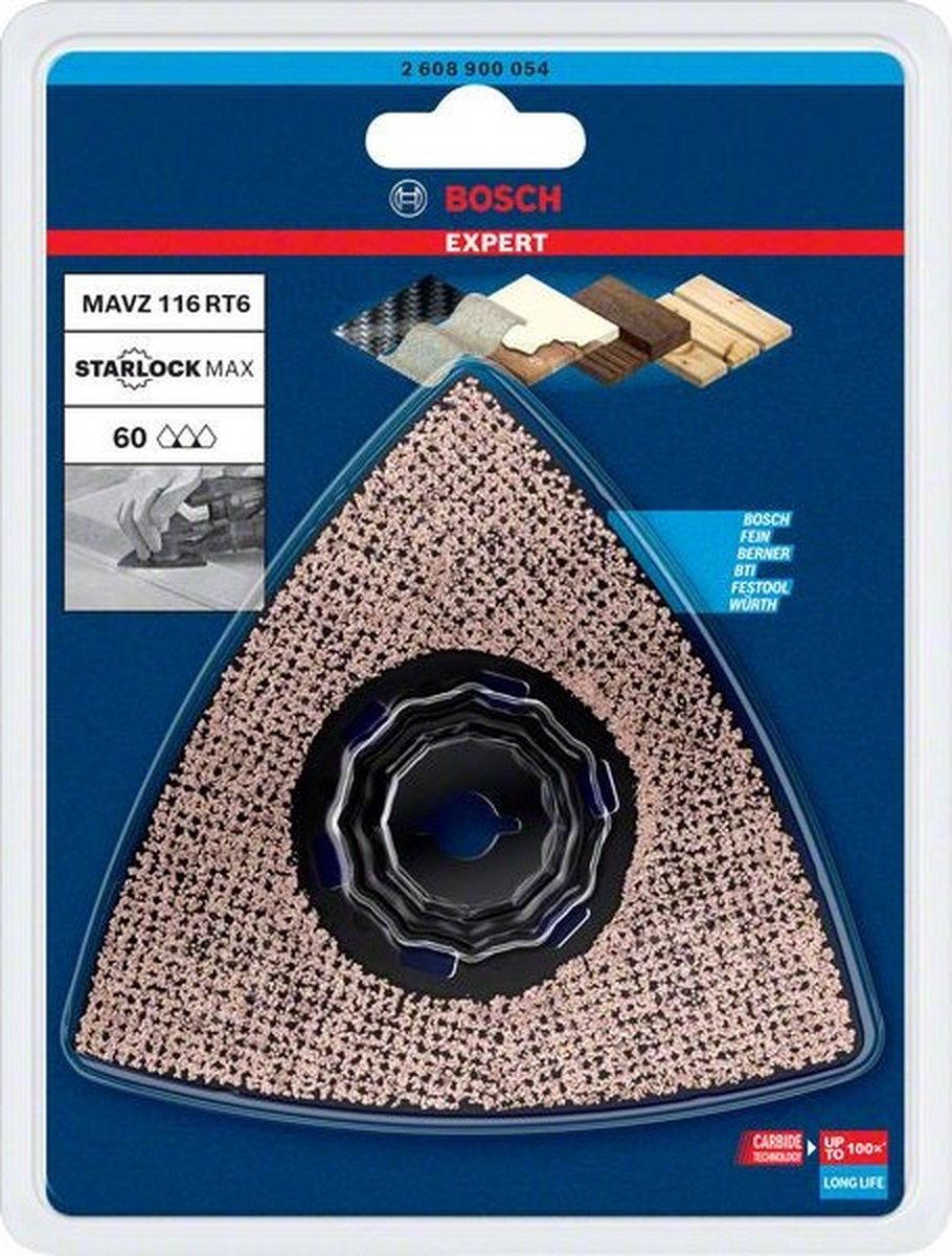 Bosch expert plateau de ponçage mavz 116 rt6 starlock max plateau de ponçage pour...