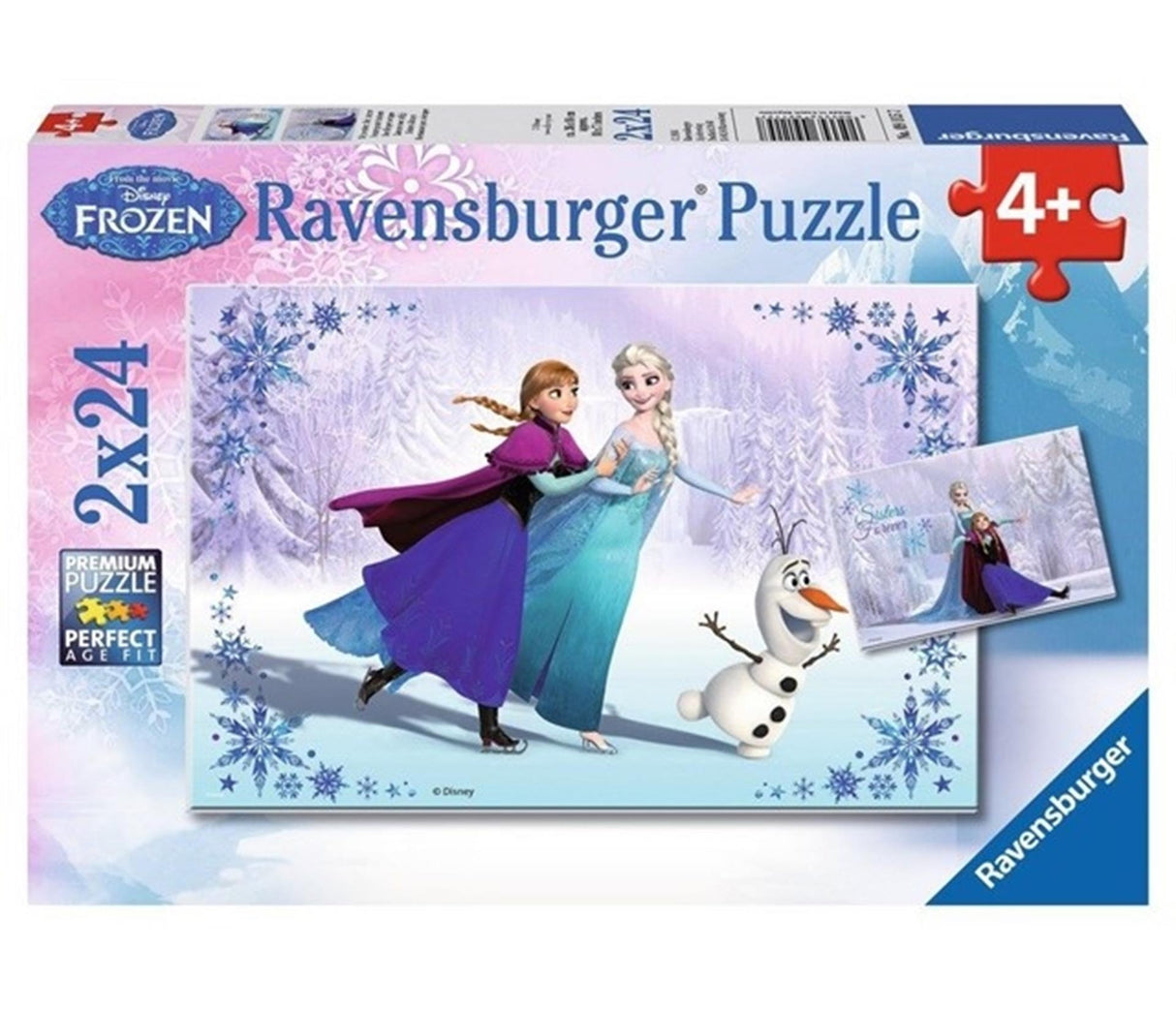 Ravensburger puzzle sœurs congelées 2x24pc