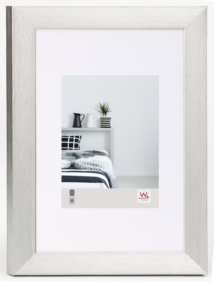 Walther aluline - cadre aluminium - format photo 20x30 cm - argent