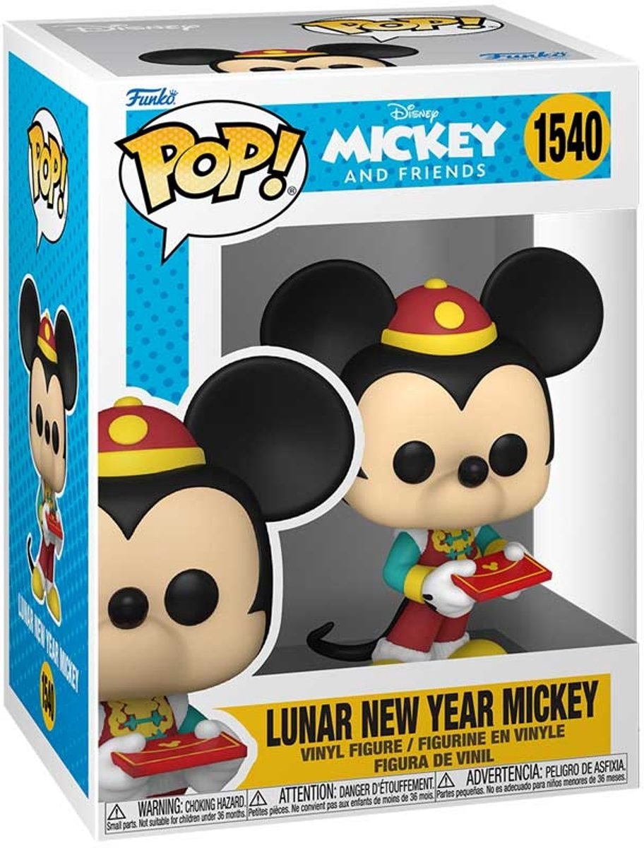 Funko-pop ! Disney : Mickey et ses amis - Mickey Mouse du nouvel an lunaire #1540