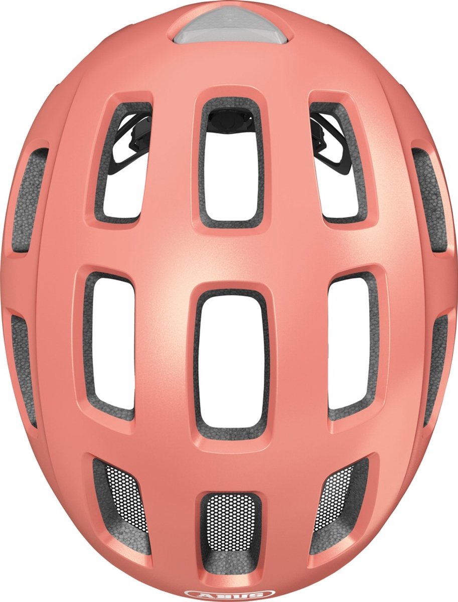 Casque de vélo Abus Youn-i 2.0 - avec lumière pour enfants, adolescents et jeunes adultes - pour filles et garçons - or rose, taille s