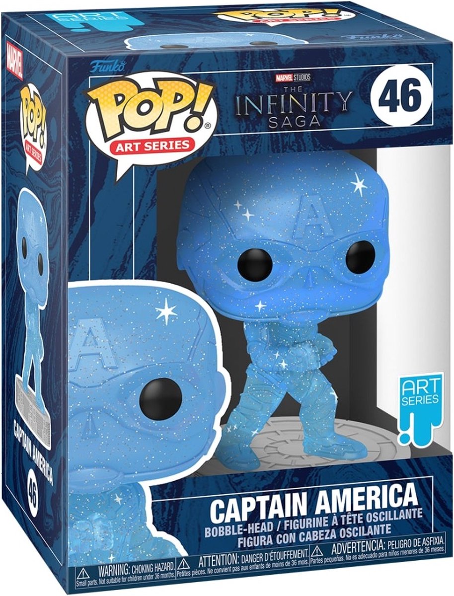 Funko-pop ! série d'artistes : Marvel Infinity Saga - Captain America